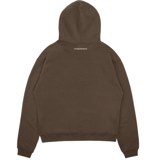 Everywhere I Went, Led Me to Where I Didn't Want to Be | Brown Hoodie