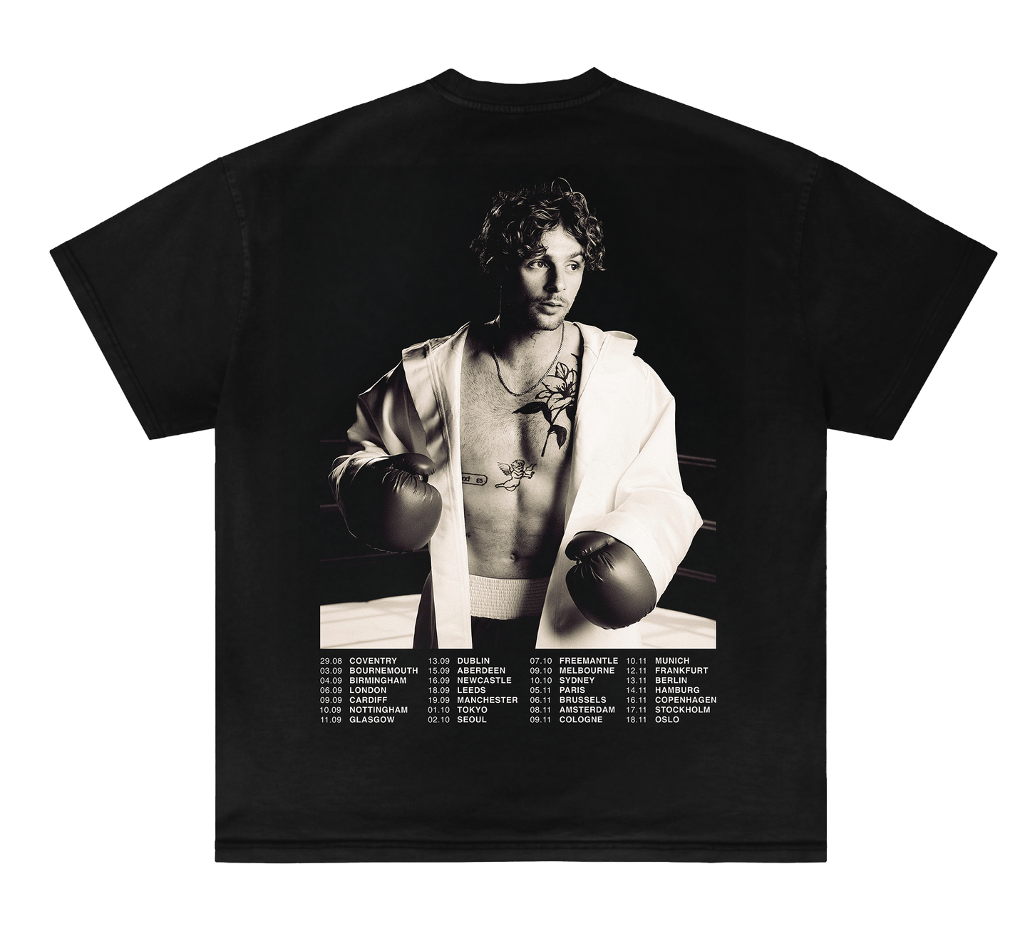 Tom Grennan 25 | Black Tour T-Shirt