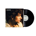 Tom Grennan's 'Wrapped in Gold' vinyl record album, showing the illustrated black cover on the left and the black vinyl record partially pulled out on the right against a white background.