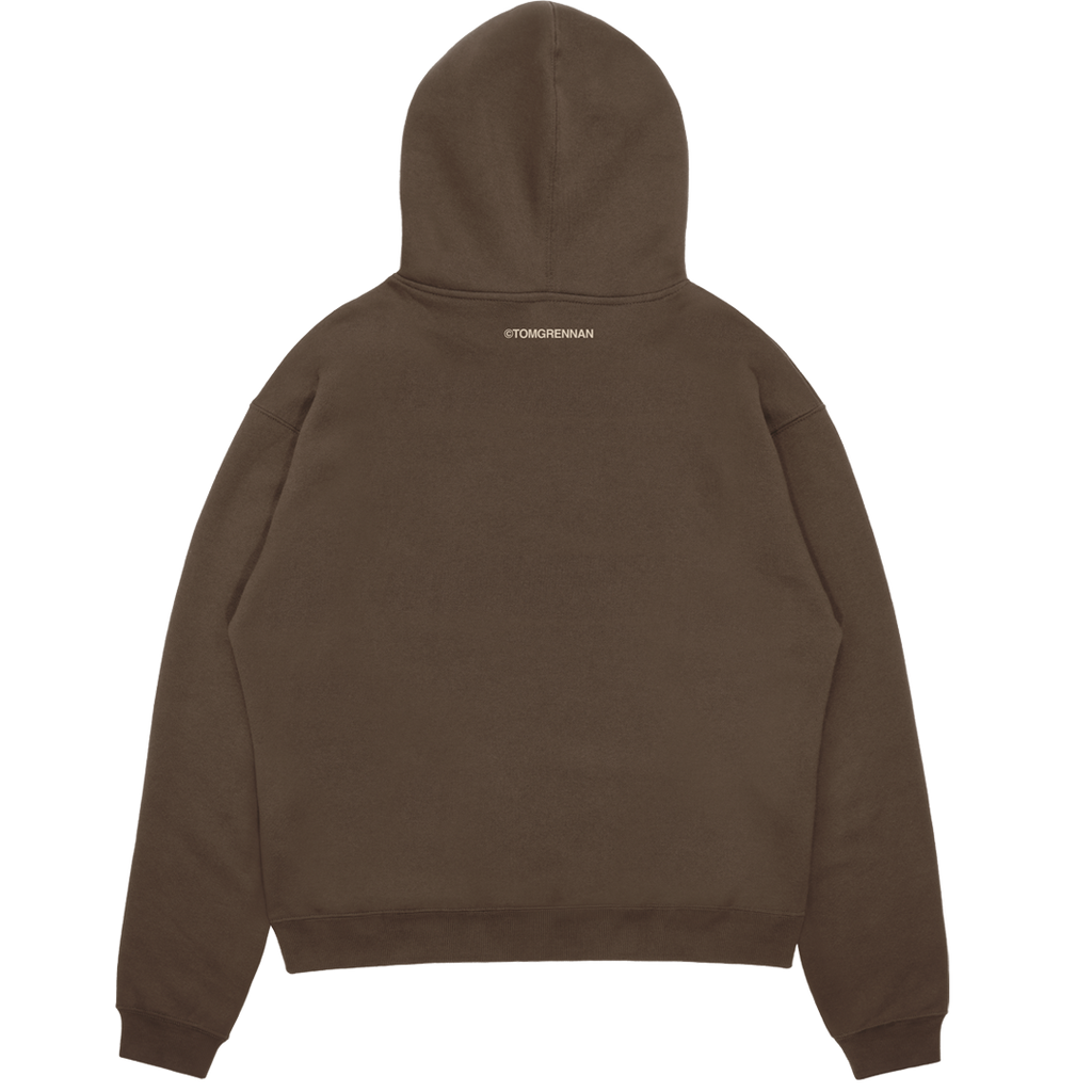 Everywhere I Went, Led Me to Where I Didn't Want to Be | Brown Hoodie