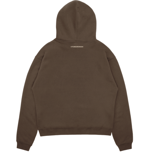 Everywhere I Went, Led Me to Where I Didn't Want to Be | Brown Hoodie