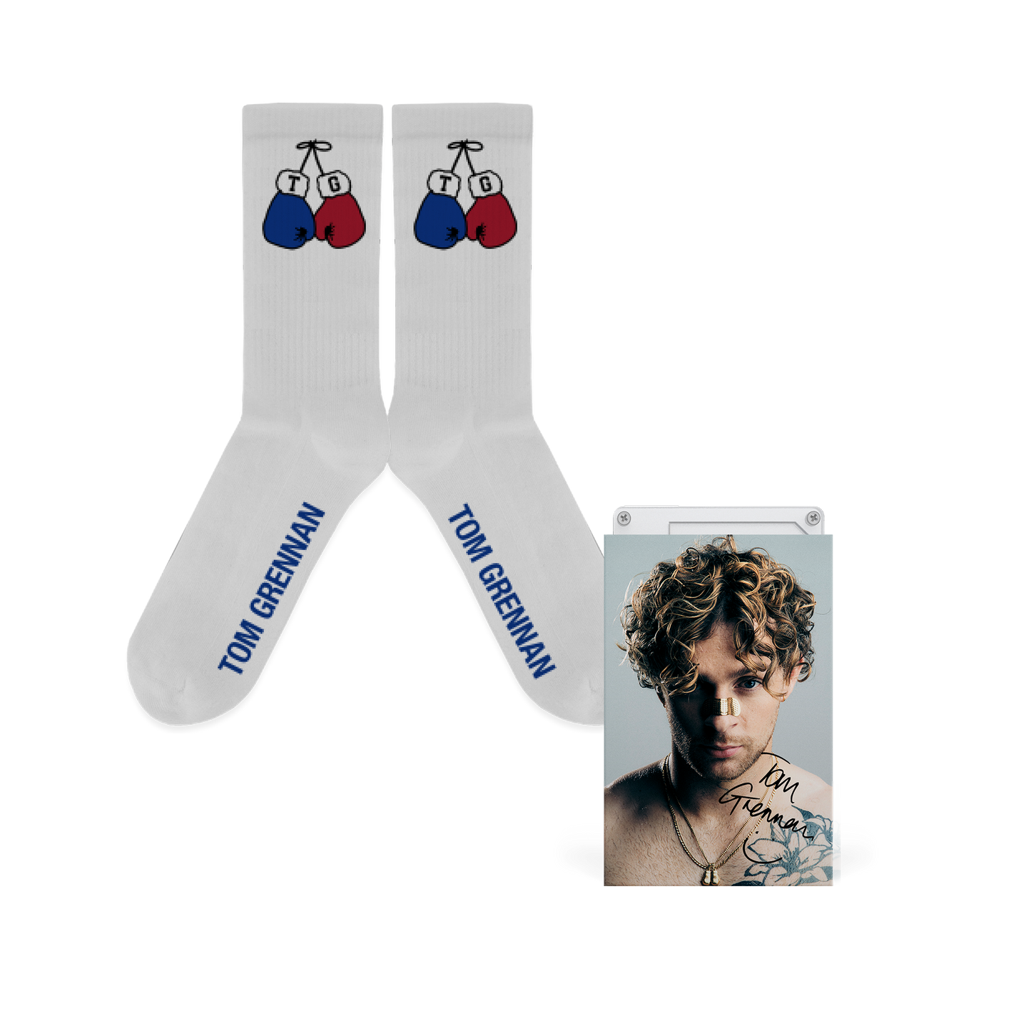 TG Boxing Gloves Socks + Signed Cassette