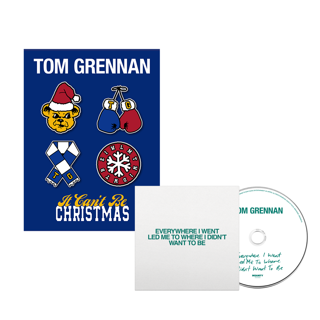 It Can't Be Christmas Pin Set + White Label Signed CD