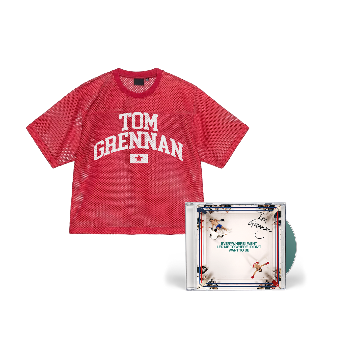 Everywhere I Went, Led Me to Where I Didn't Want to Be | Red Jersey + Signed CD
