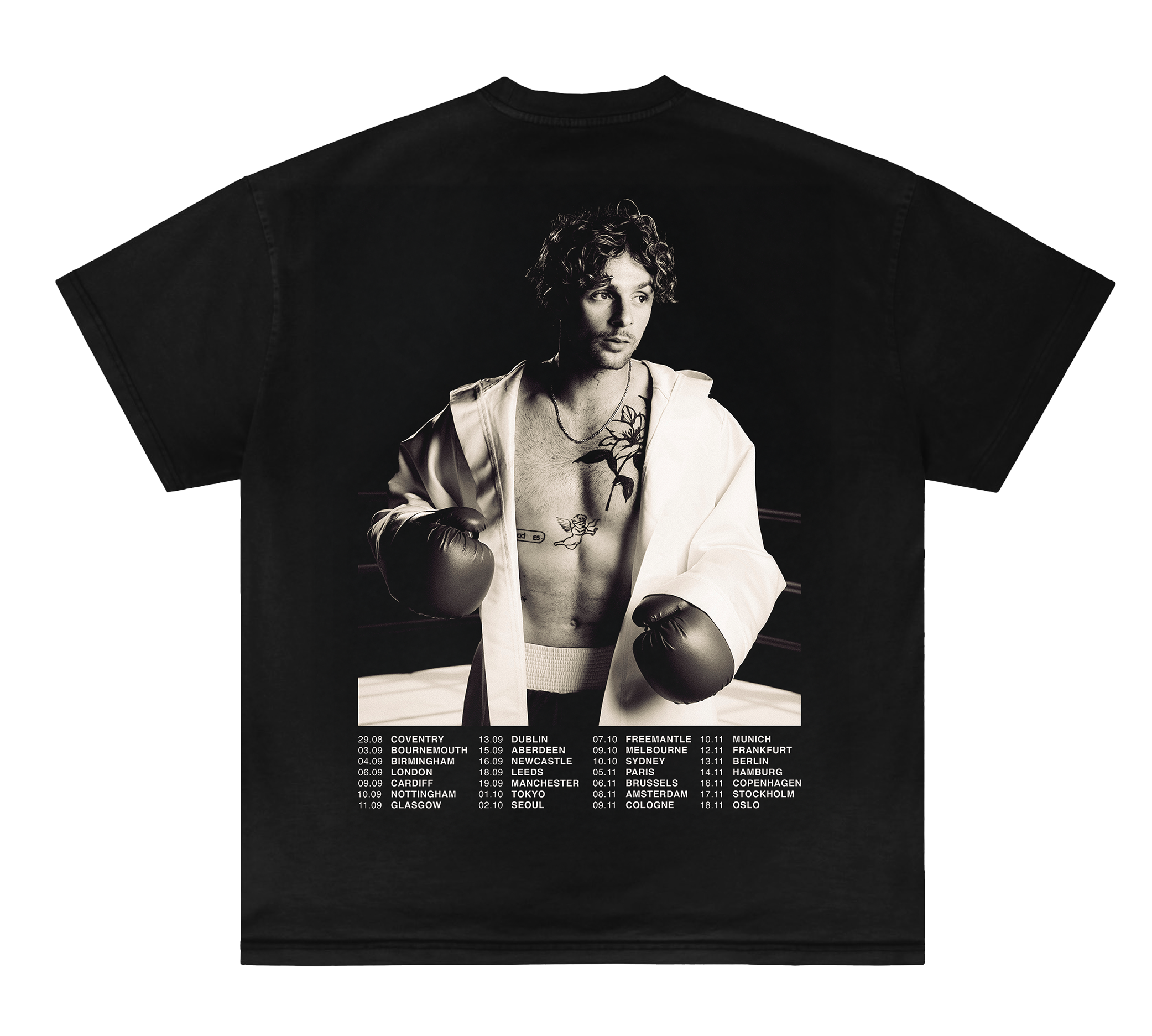 Tom Grennan 25 | Black Tour T-Shirt